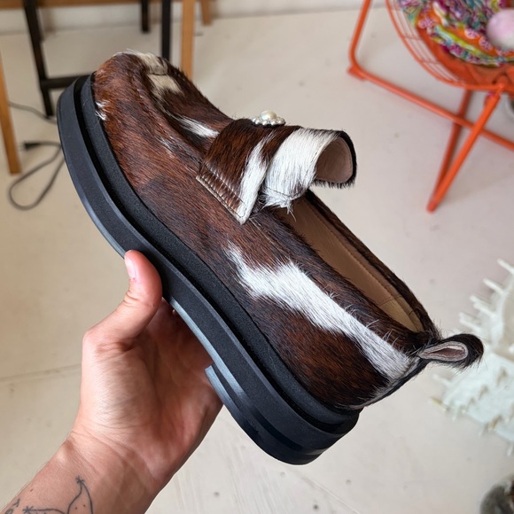 SIMONE ROCHA Heart Toe Loafers with Pearls - Picture 6 of 10